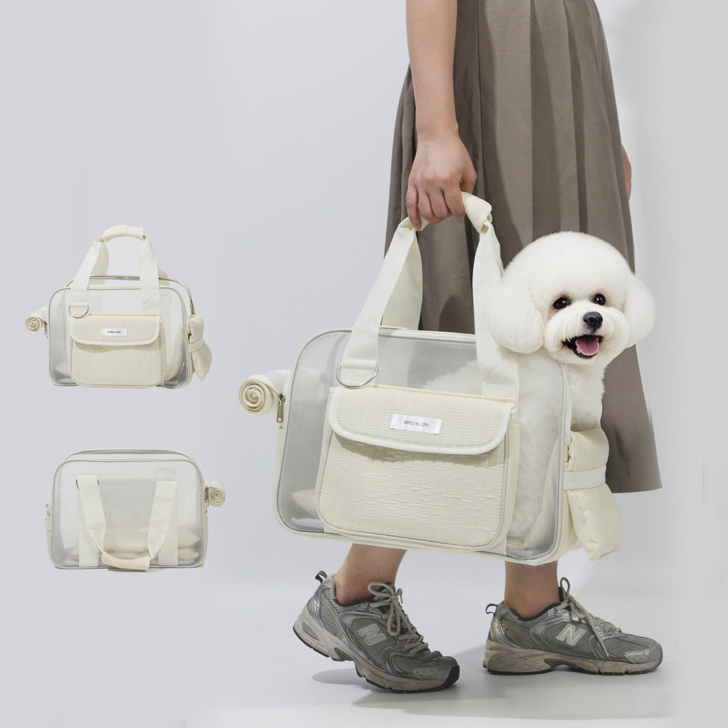 Cute Fashionable And Simple Breathable Pet Carrier For Cats And Dogs