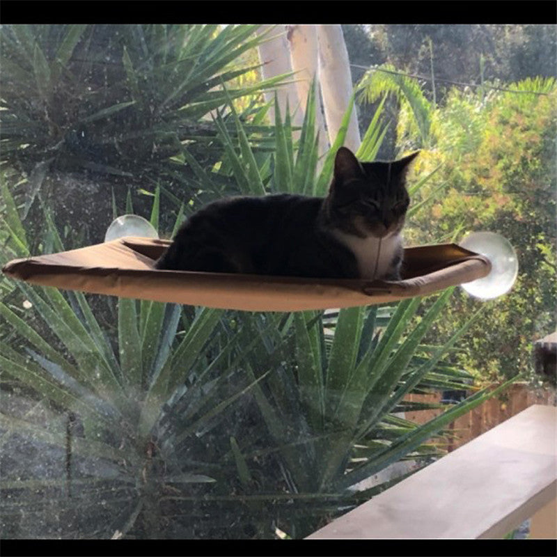 Cat Hammock Suction Cup Hanging Nest Pet Bed Removable And Washable