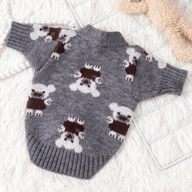 Pet Small Dog Cute Casual Sweater