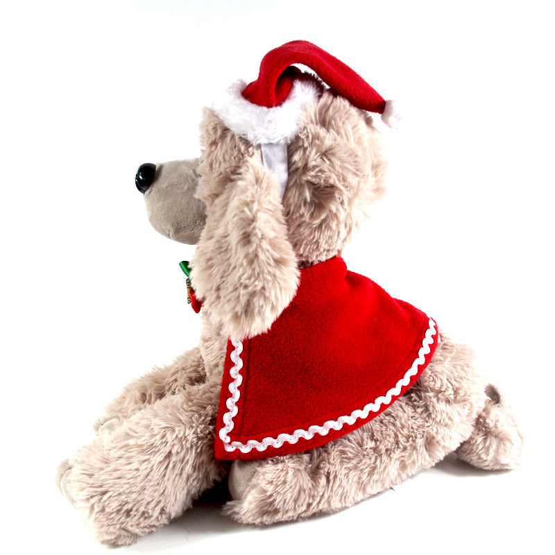Christmas Pet Cape Hat Scarf Set