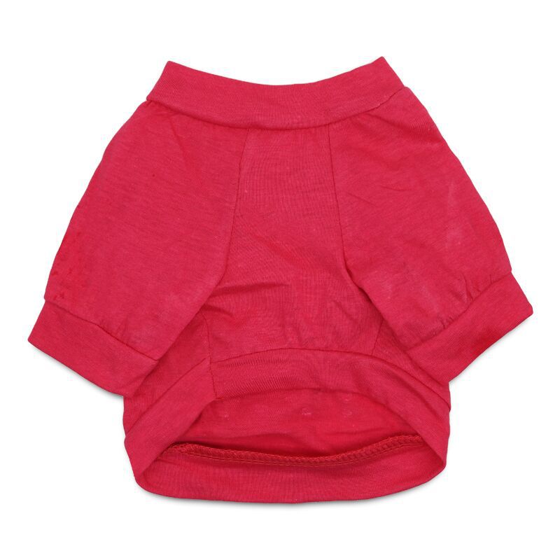 Pet Clothes Printed Umbrella Cotton Jersey Raglan Small Dog T-shirt