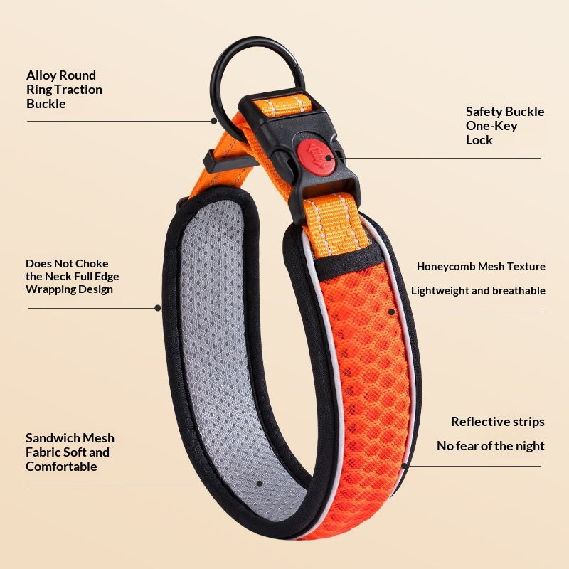 Pet Collar Neck Collar Neck Strap Dog Leash Dog Chain Neck