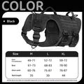 Dog Tactical Chest Harness With Multi-function Leash
