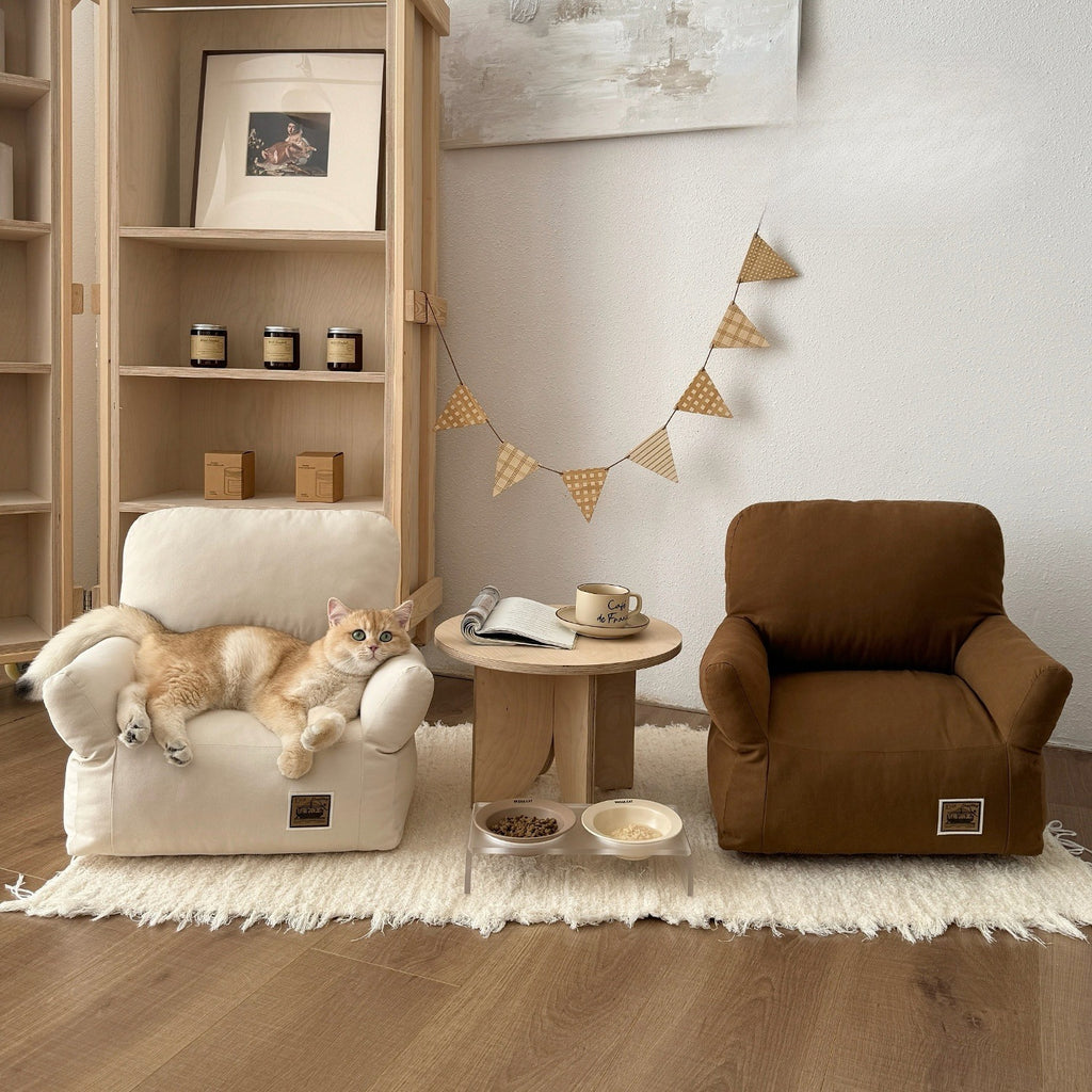 Pet Children's Small Sofa Autumn And Winter Cathouse Doghouse Sand Removable And Washable Cool Feeling Pet Bed