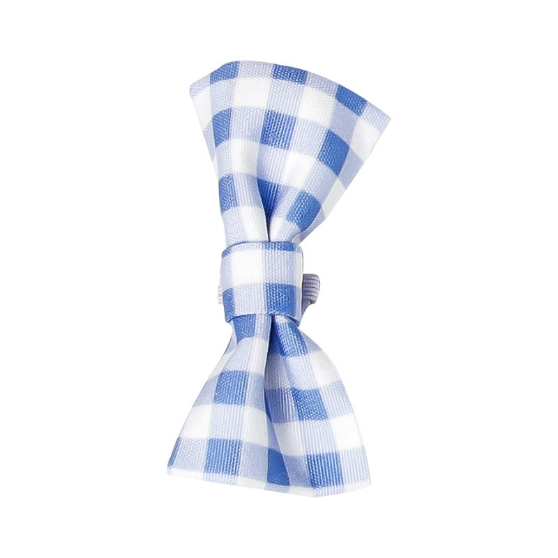 Cat Dog Saliva Towel Cute Lace Bib Plaid Pet