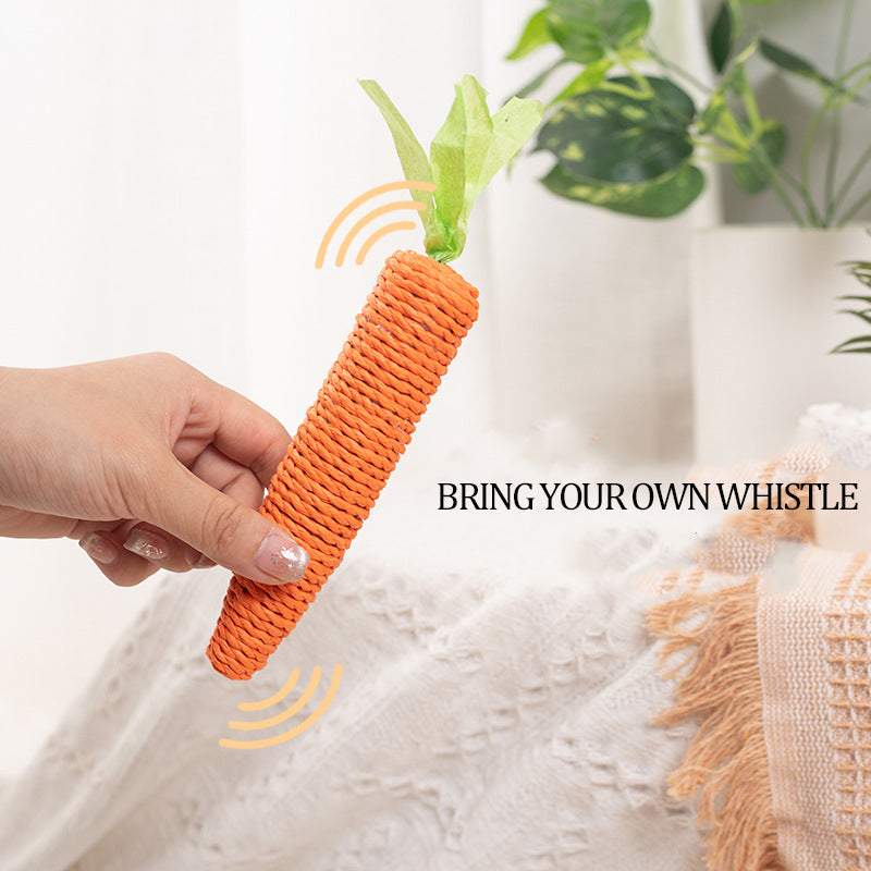 Cat Toys Carrot Bites Paper Toys Ringing Stones Cat Sticks Self Hi Tooth Grinding Sticks Interactive Pet Products