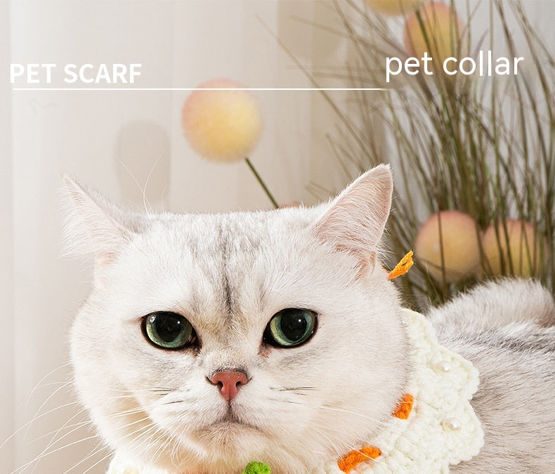 Cat Knitted Scarf Neckband Necklace