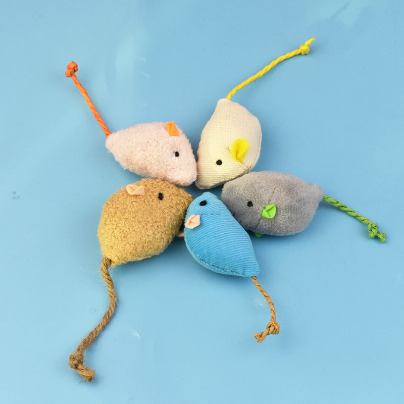 Herbal Plush Mouse Cat Teaser Toy