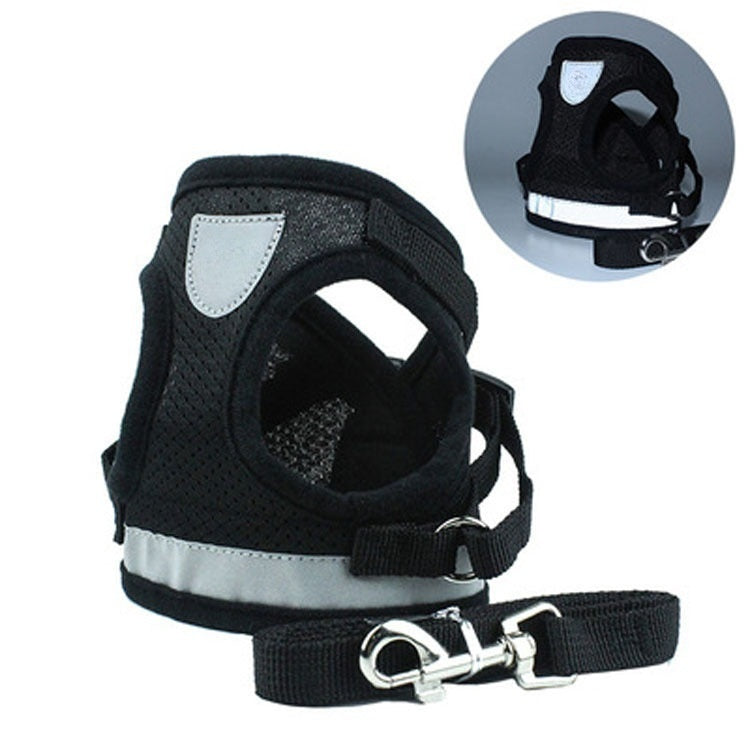 Dog Breast Strap Vest Reflective Hand Holding Rope Breathable Pet Supplies Wholesale