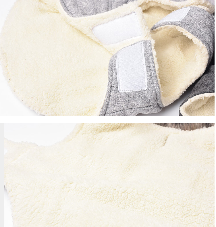 Plus velvet padded teddy cotton coat