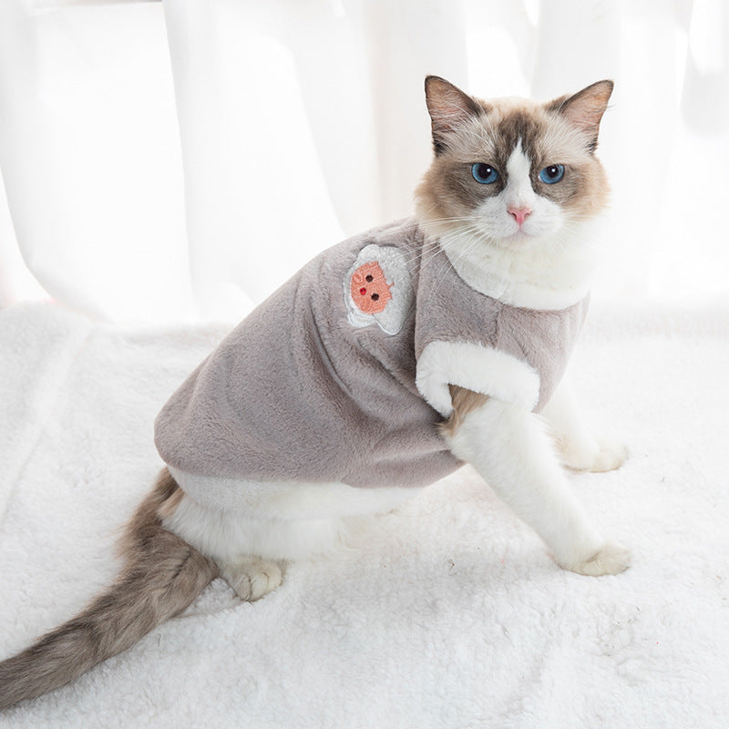 Winter Pet Warm Plush Sweater