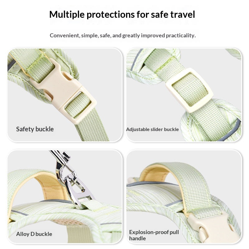 Dog Hand Holding Rope Pet Vest Chest Strap