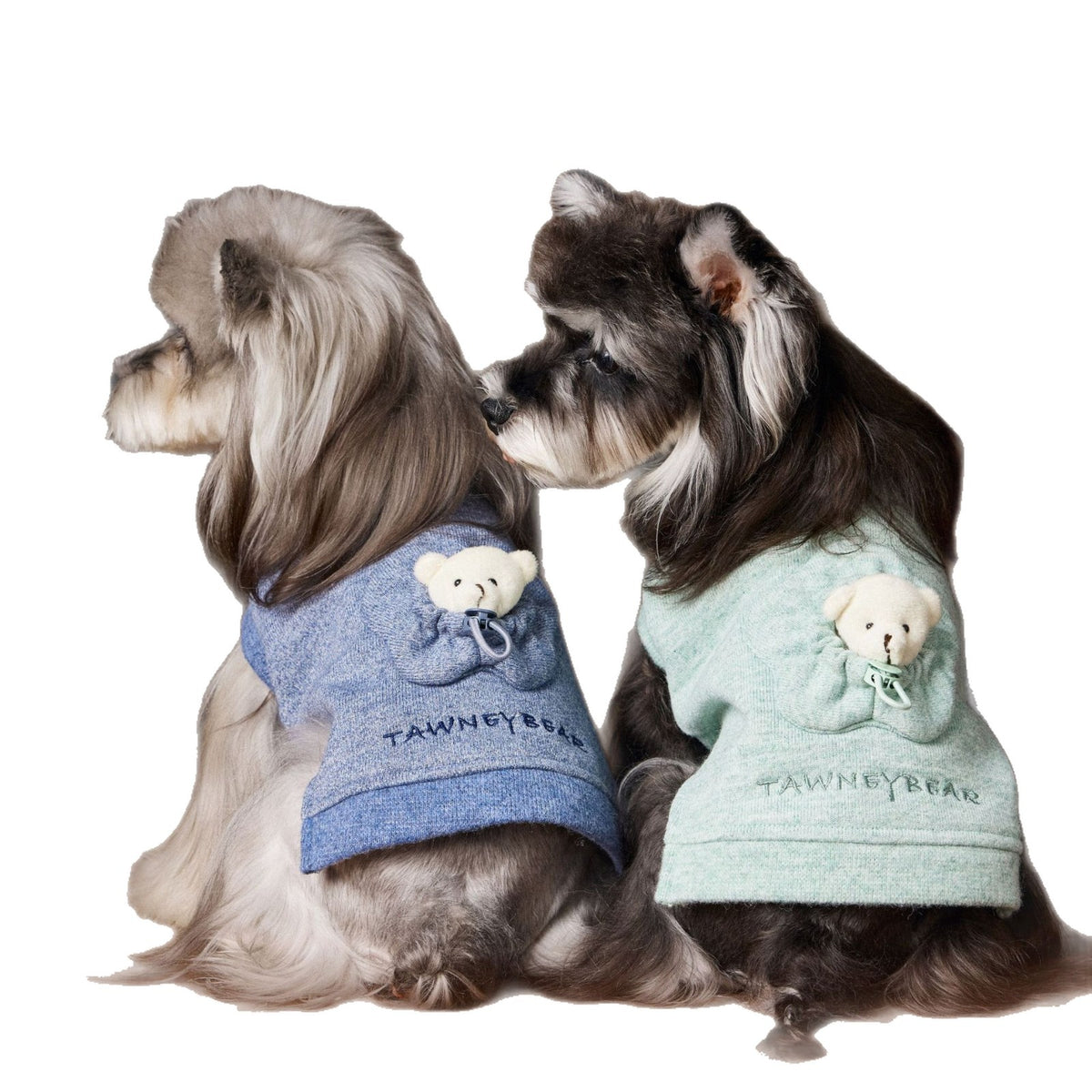 Bichon Maltese Sleeveless Sweater Three-dimensional Bear Head