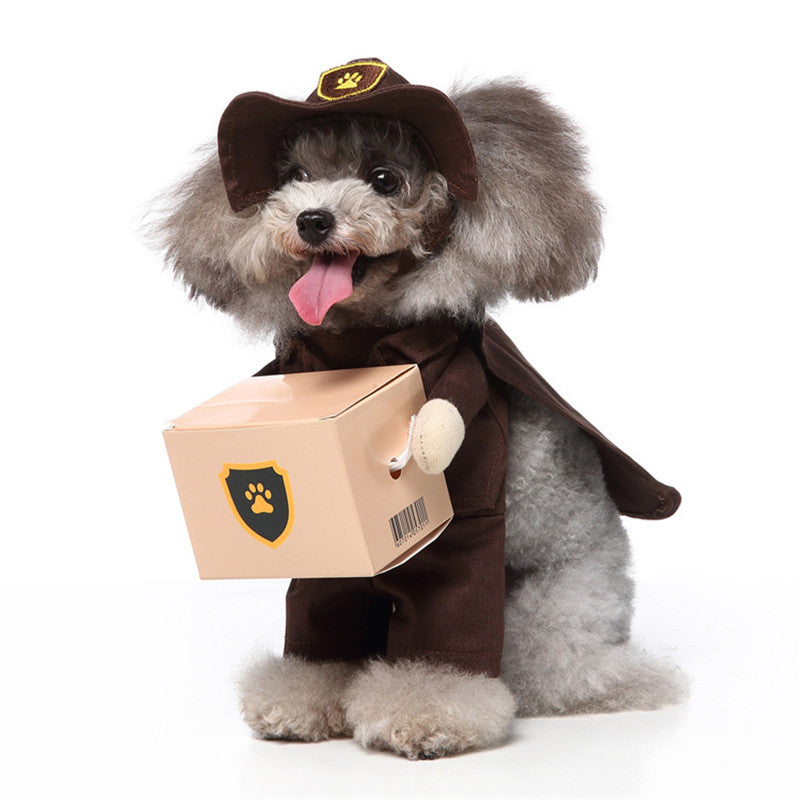 Cosplay Pet Supplies Stand Up Funny Dog Clothes Upright