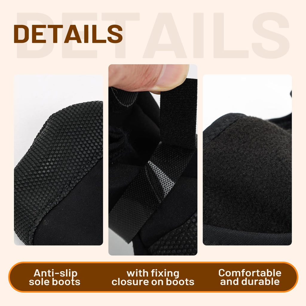 Dog Recovery Boot For Injured Paws - Breathable Dog Shoes With Non-Slip Sole & Self-Adhesive Strap, Dog Bootie To Protect Wounds From Licking, Dirt