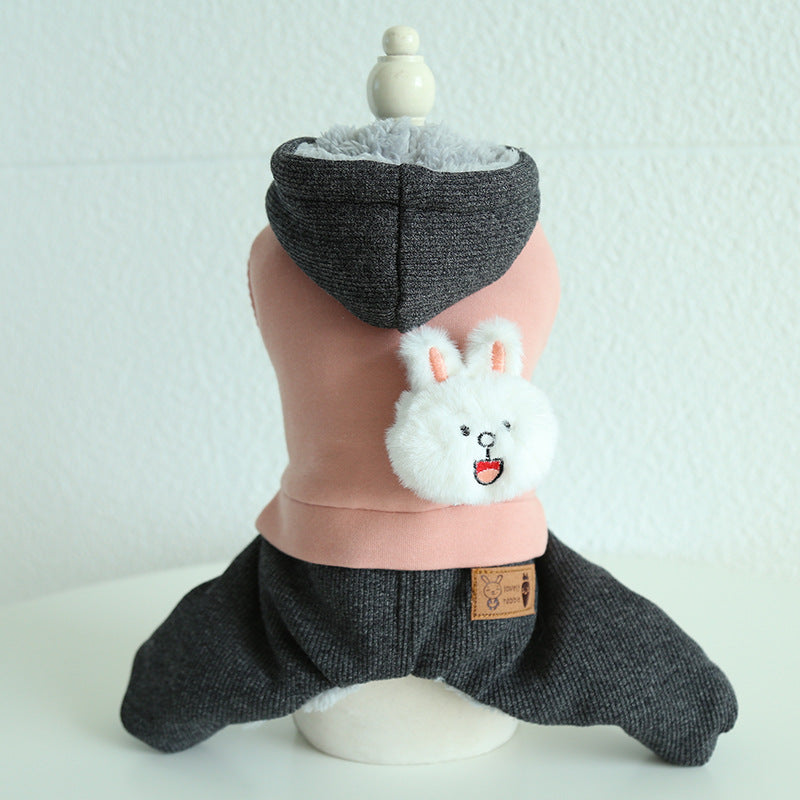 Lesser Panda Star Grid Pet Dog Clothes