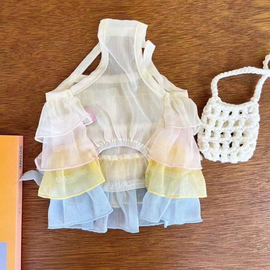 Dog Breathable Summer Thin Refreshing Multi-layer Skirt Cat Skirt