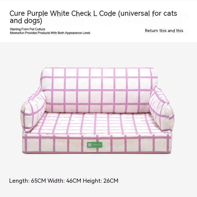 Four Seasons Universal Pet Sofa Waterproof Removable And Washable
