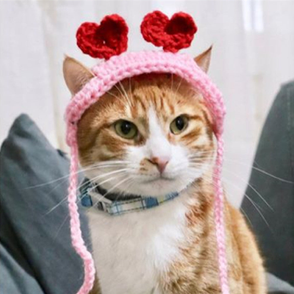 Hand-woven Pet Cat Head Cover
