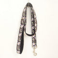 Black chrysanthemum webbing traction belt