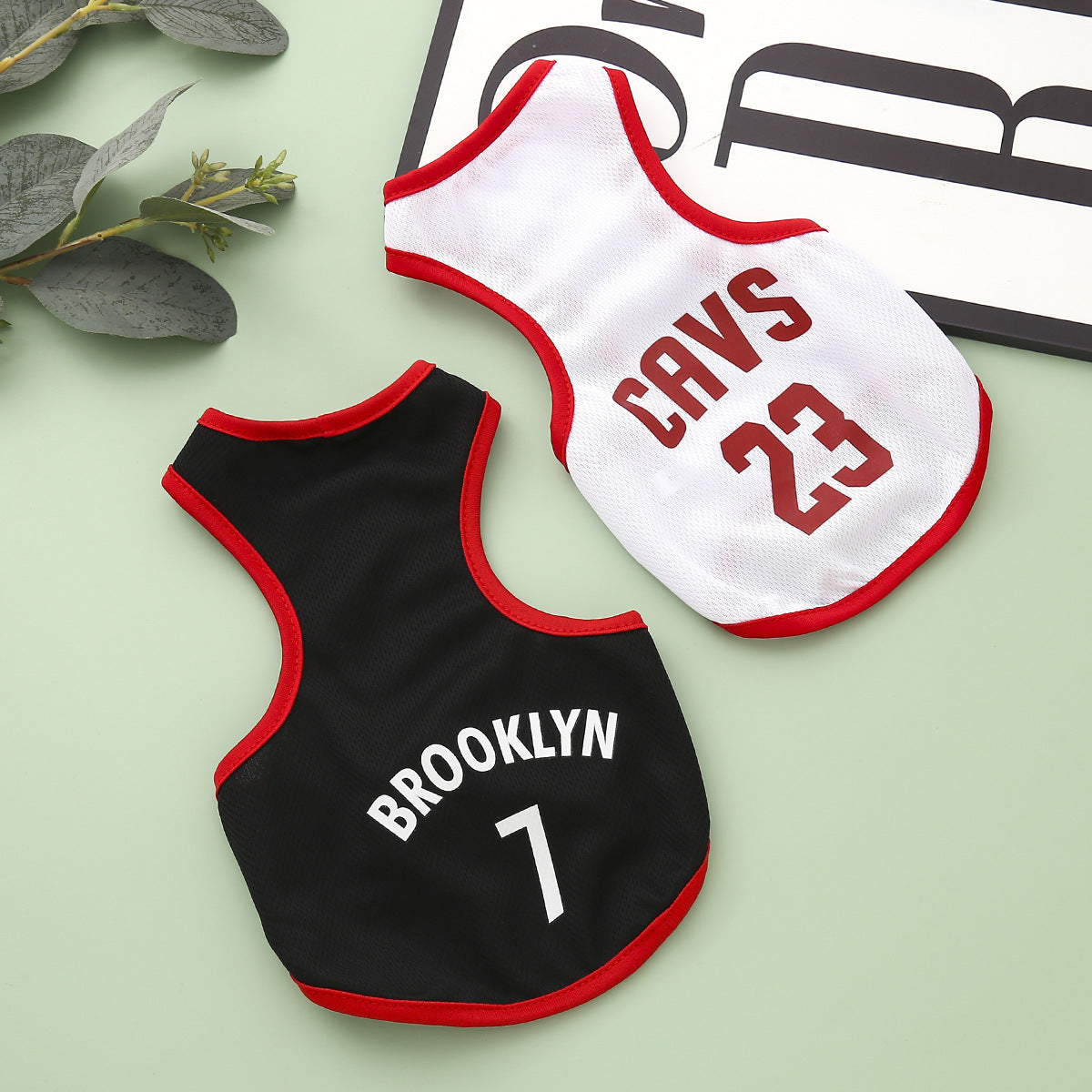 Pet Basketball Wear Thin Sports Vest