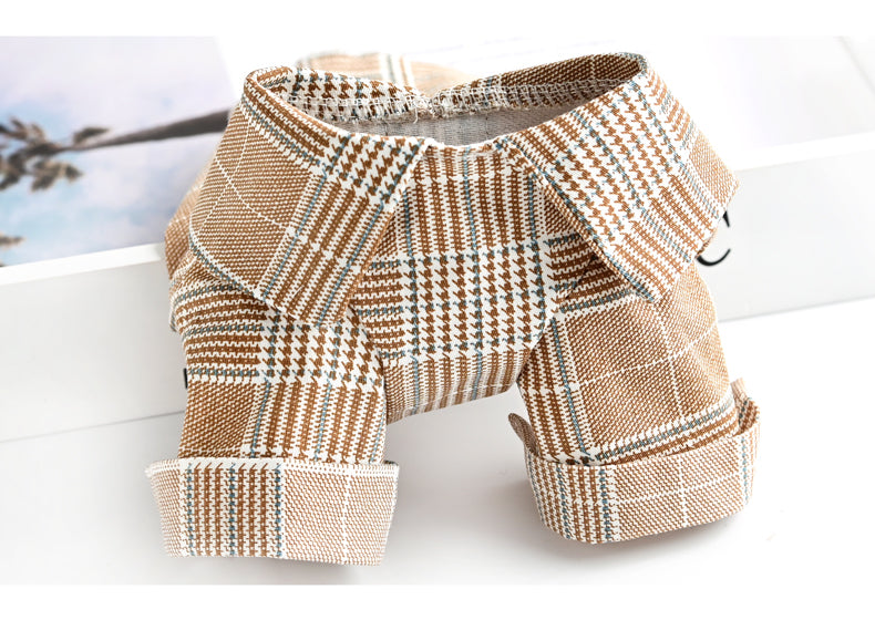 Pet Cat Teddy Bichon Small Dog Clothes Summer Spring And Autumn Thin Couple Suit Shirt