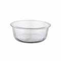 Transparent Dog Pet Easy To Clean Double Bowl