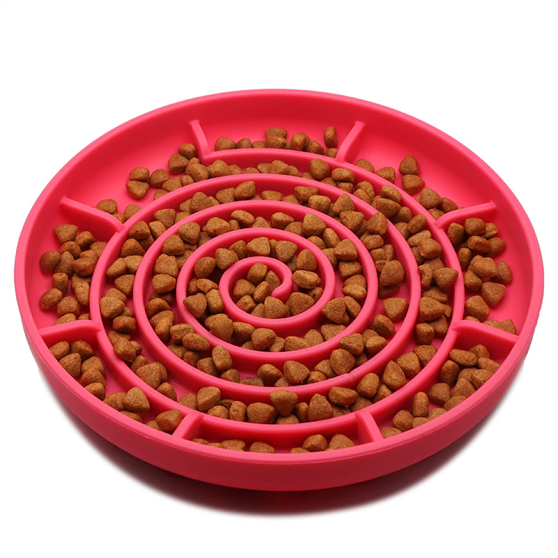 Dog Slow Food Bowl Anti-tumble Round