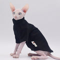 Warm Sphynx Cat Turteneck Sweater Clothes For Hairless Cats