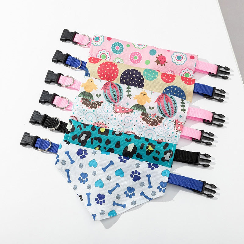 Pet Clothing Dog Accessories Pet's Saliva Towel Dog Scarf