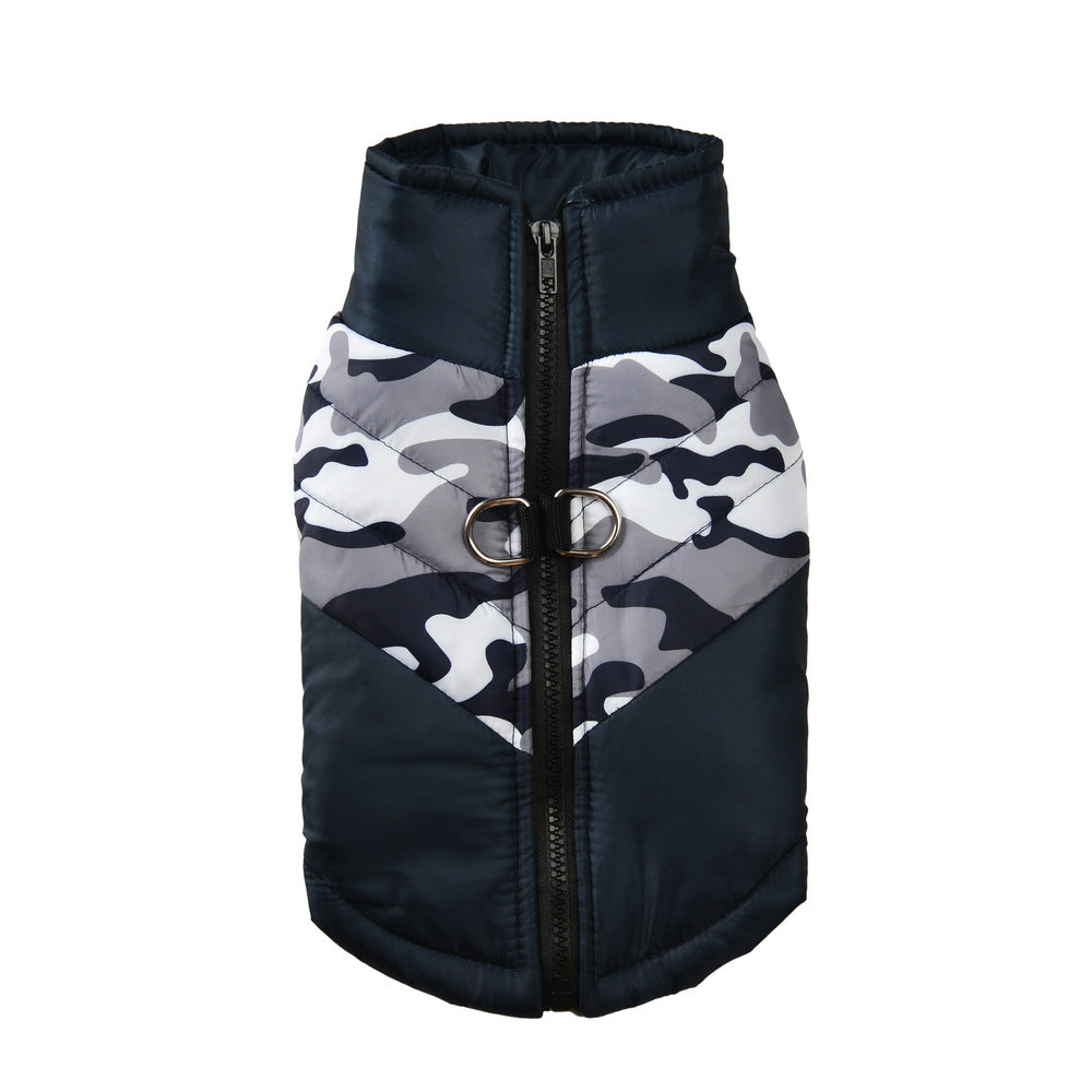 AutumnWinter Pet Clothing Camouflage Print Puppy