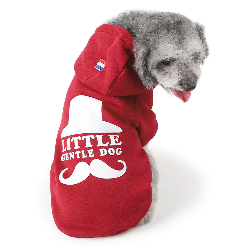 Bearded and hooded two legged sweater