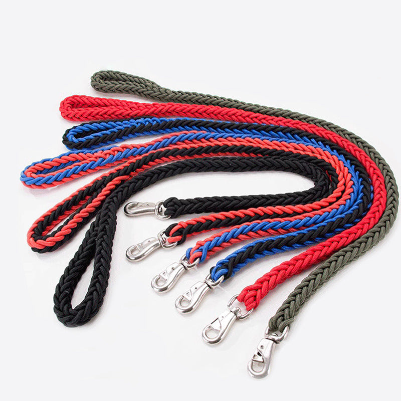 Eight-strand Nylon Leash Suitable For Medium- To Large-sized Dogs