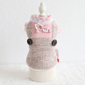 Lace Collar Round Buckle Suspenders Small Dog Clothes