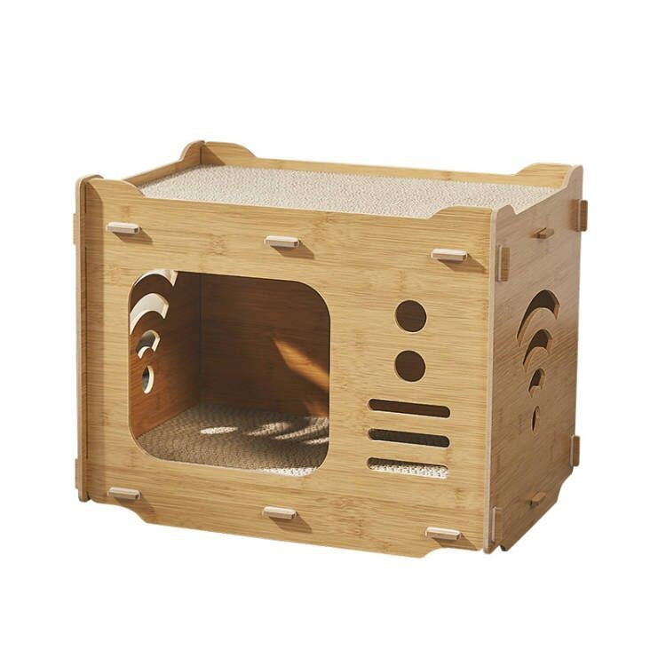 Simple And Spacious Large Double-layer Scratch-resistant Wear-resistant Non-chip Cat House