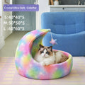 Starry Sky Moon Cat Bed