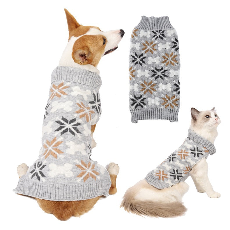Japanese-style Retro Jacquard Sweet Western Style Pet Clothes