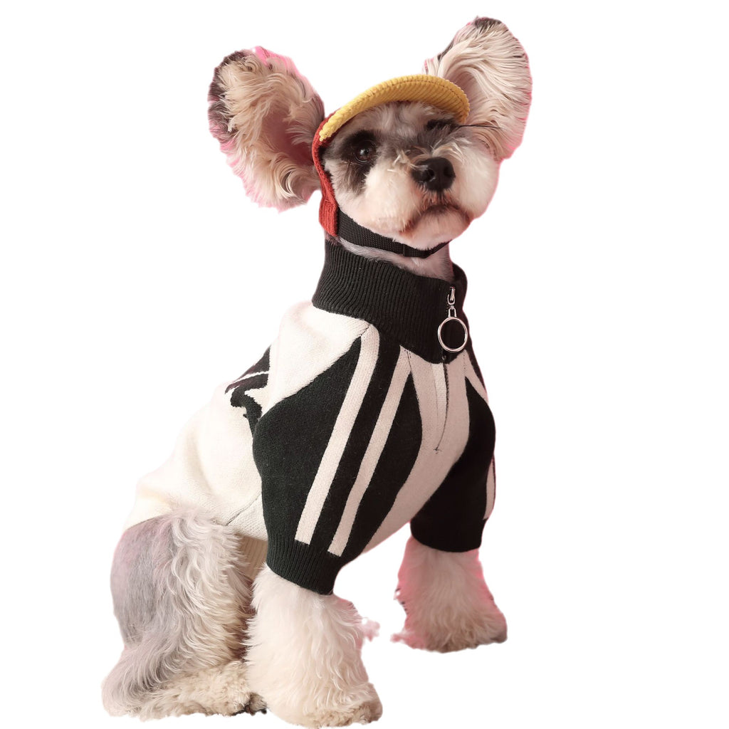 Puppy Dog Sports Sweater Cardigan Men's Pet Clothing