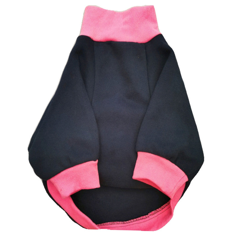 Pet Plus Fleece Warm Fluorescent Contrast Sweater