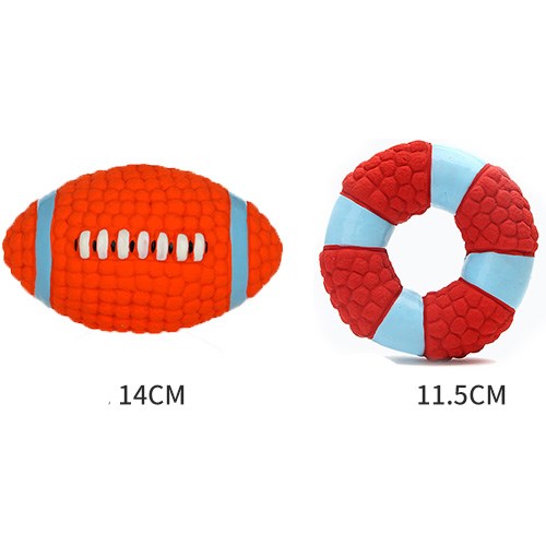 Latex interactive molar toy