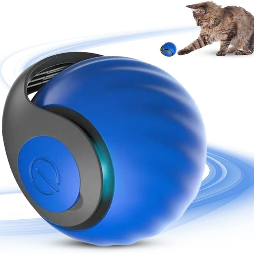 Interactive Cat Toys Balls For Indoor Cats Dogs Rolling Ball Motion Activate Rolling Ball With Touch Control Interactive Self Moving Balls Toys For