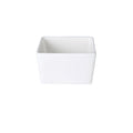 Ceramic pet rice bowl with bamboo frame