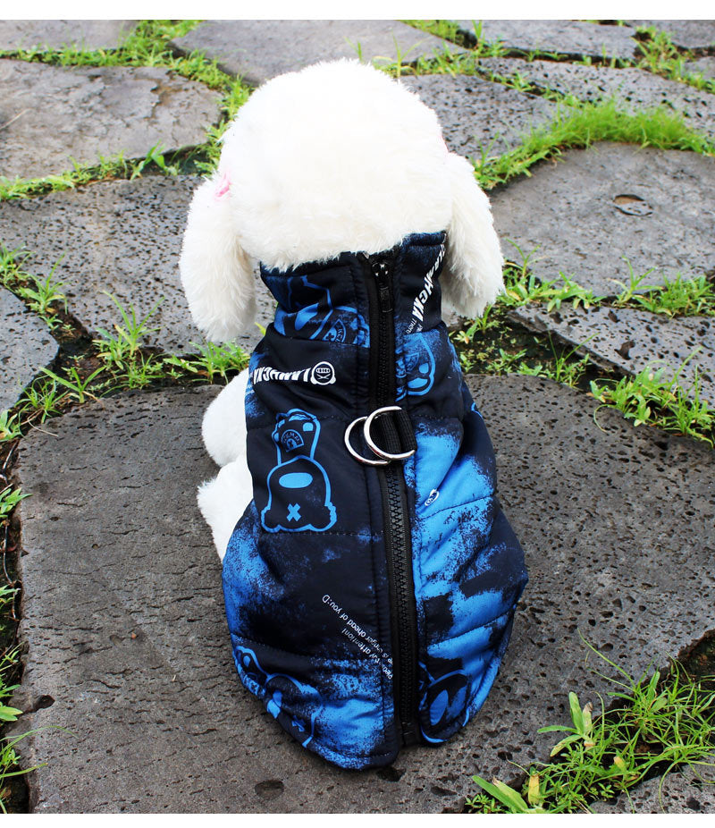 Dog Winter Warm Down Vest Shell Jacket