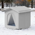 Outdoor Cold-Resistant Enclosed House-Style Dog Tent Kennel