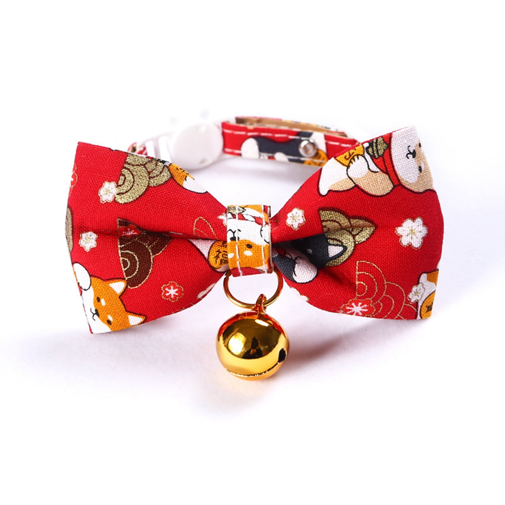 Shiba Inu Adjustable Pet Bow Tie