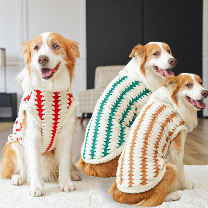 Fashion Golden Retriever Pet Fleece Clothing