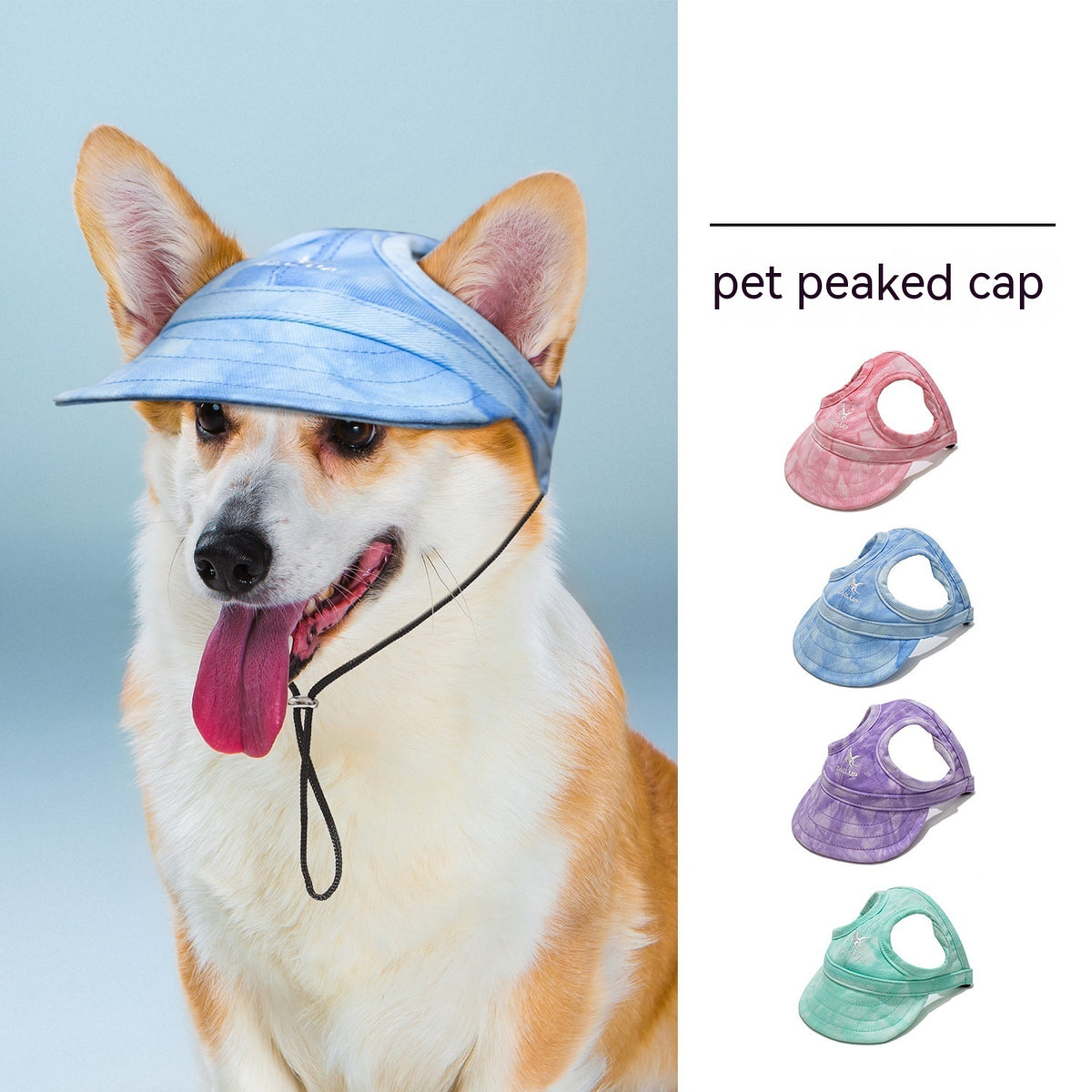 Pet Outdoor Supplies Puppy Peaked Baseball Cap