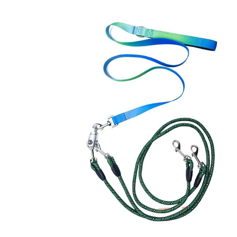 Anti-Tangle Dual Dog Leash