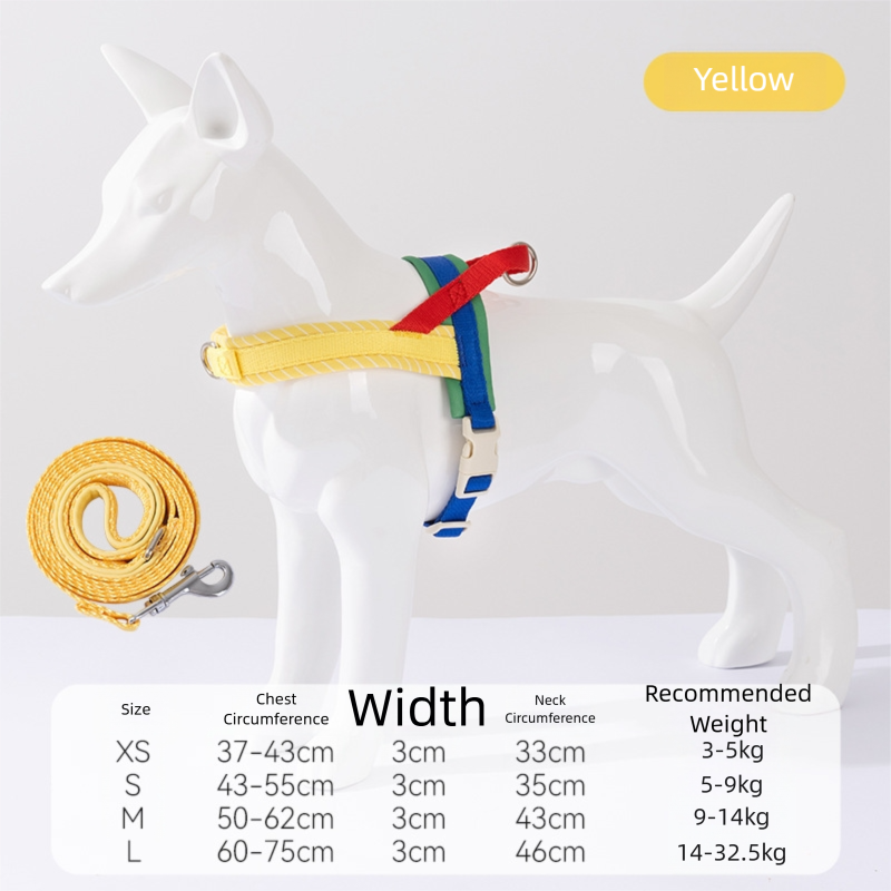 Saddle-type Chest And Back Dog Leash, Dog Walking Leash For Small And Medium-sized Dogs, Explosion-proof And Impact-resistant Pet Dog Leash