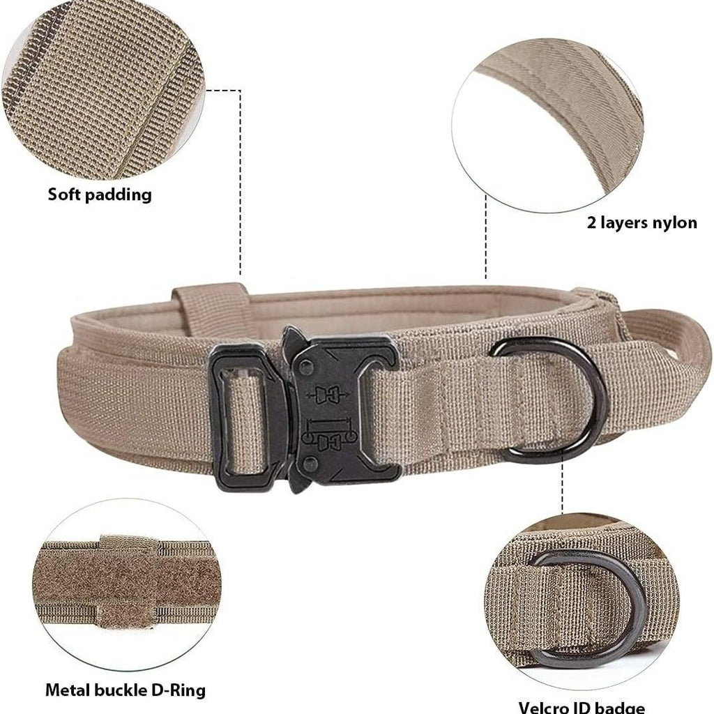 Large Tactical Dog Collar Set